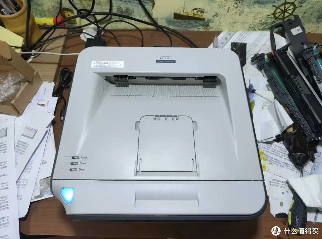 100多元的激光打印机，一分钟能打22页，分辨率还不低